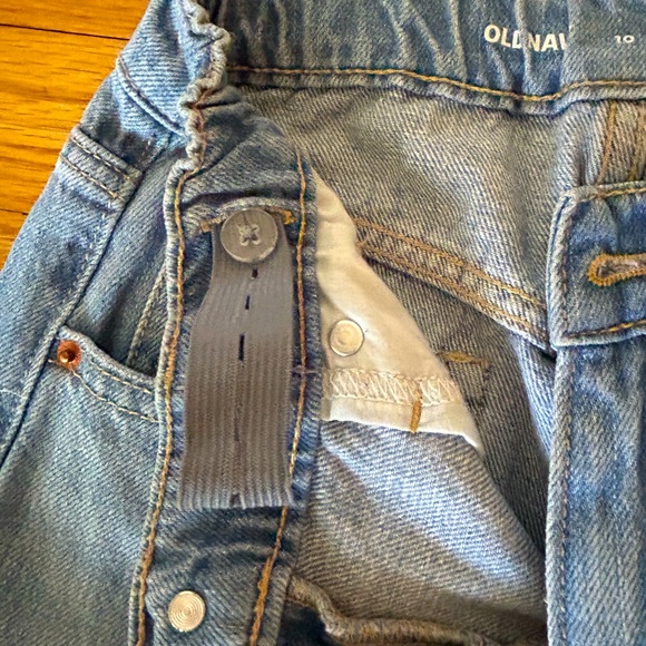 Girls Old Navy High Rise Slouchy Straight distressed jeans - Picture 5 of 6